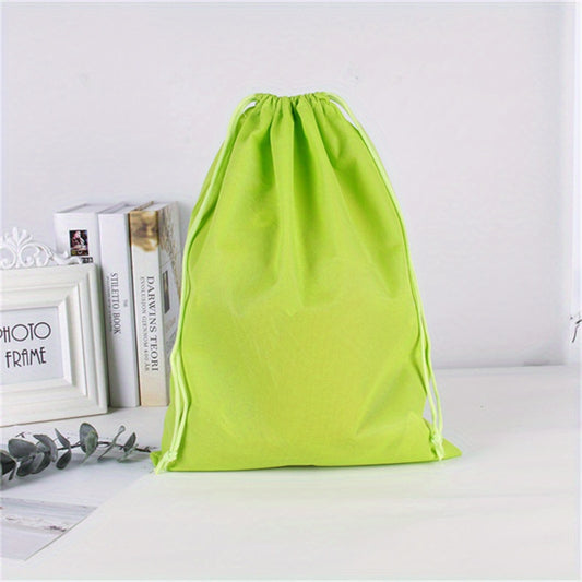 Portable Shoes Bag Travel Storage Pouch Drawstring Dust Bags Non Woven Fabric
