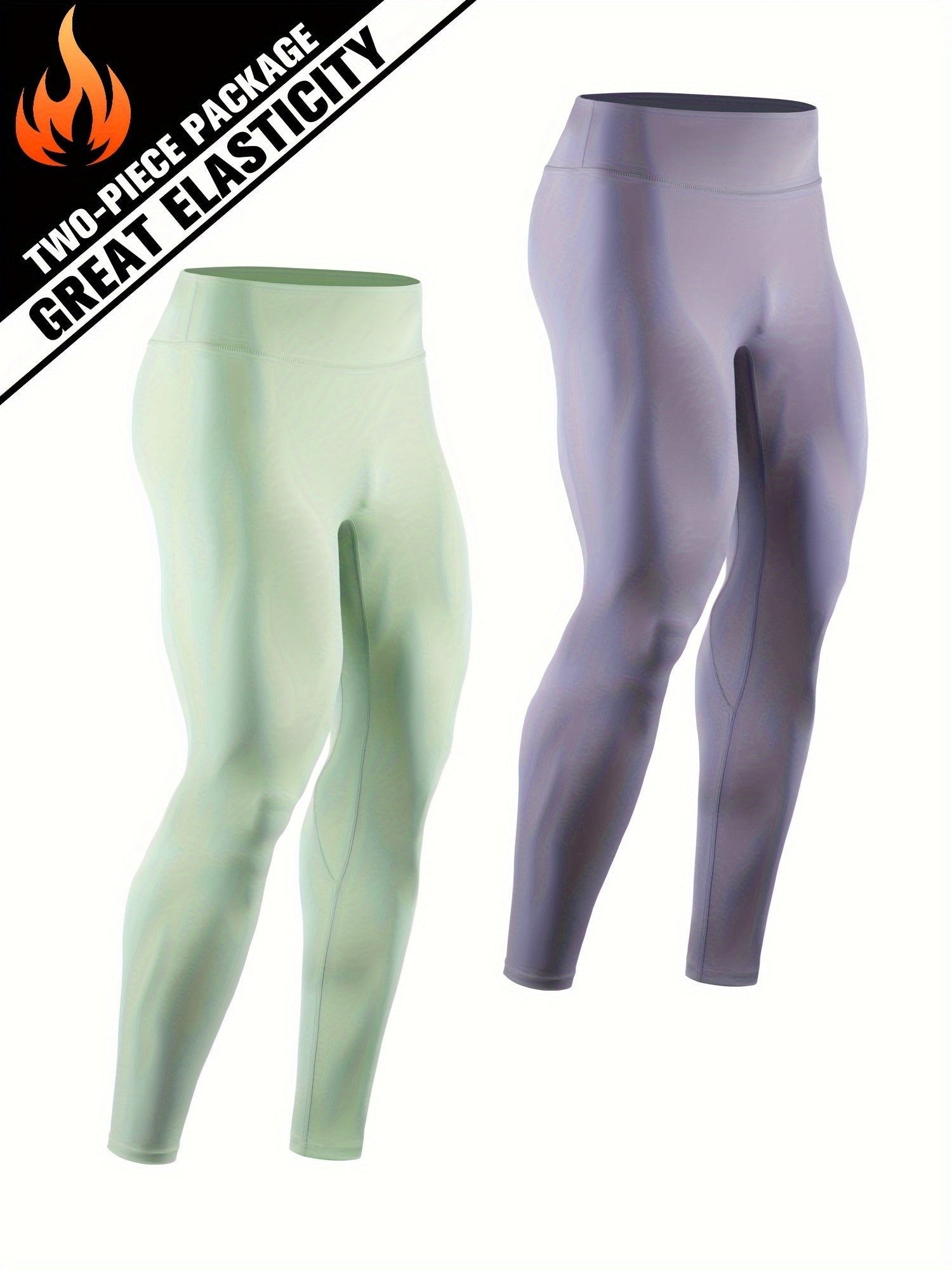 Men's Thermal Leggings Outdoor Running Training Compression Pants