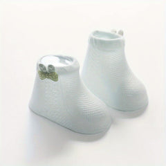 Baby Girls Cotton Socks Mesh Breathable Comfortable Casual Socks