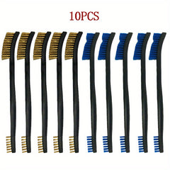 10 Piece Gun Cleaning Brush Set Double Headed Nylon Technology