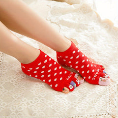 Polka Dot Yoga Fitness Socks Women's Stockings