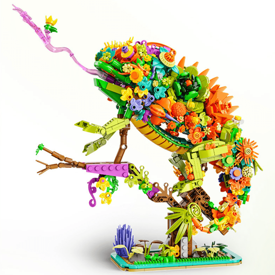 1000 pcs Parrot Model Building Blocks Set DIY Home Decor Art Living Room Toy Set
