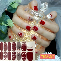 Cute Nail Stickers for Christmas Manicure - Gift for Women Girls