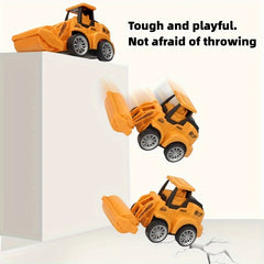 Excavator Roller Toy Inertial Car Bulldozer Farmer Grass Shovel Model Car