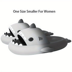 Shark Slippers Gradient Cloud Slides For Men Women Couple