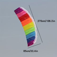 Rainbow Soft Kite Large Stunt Kites for Parks Beach