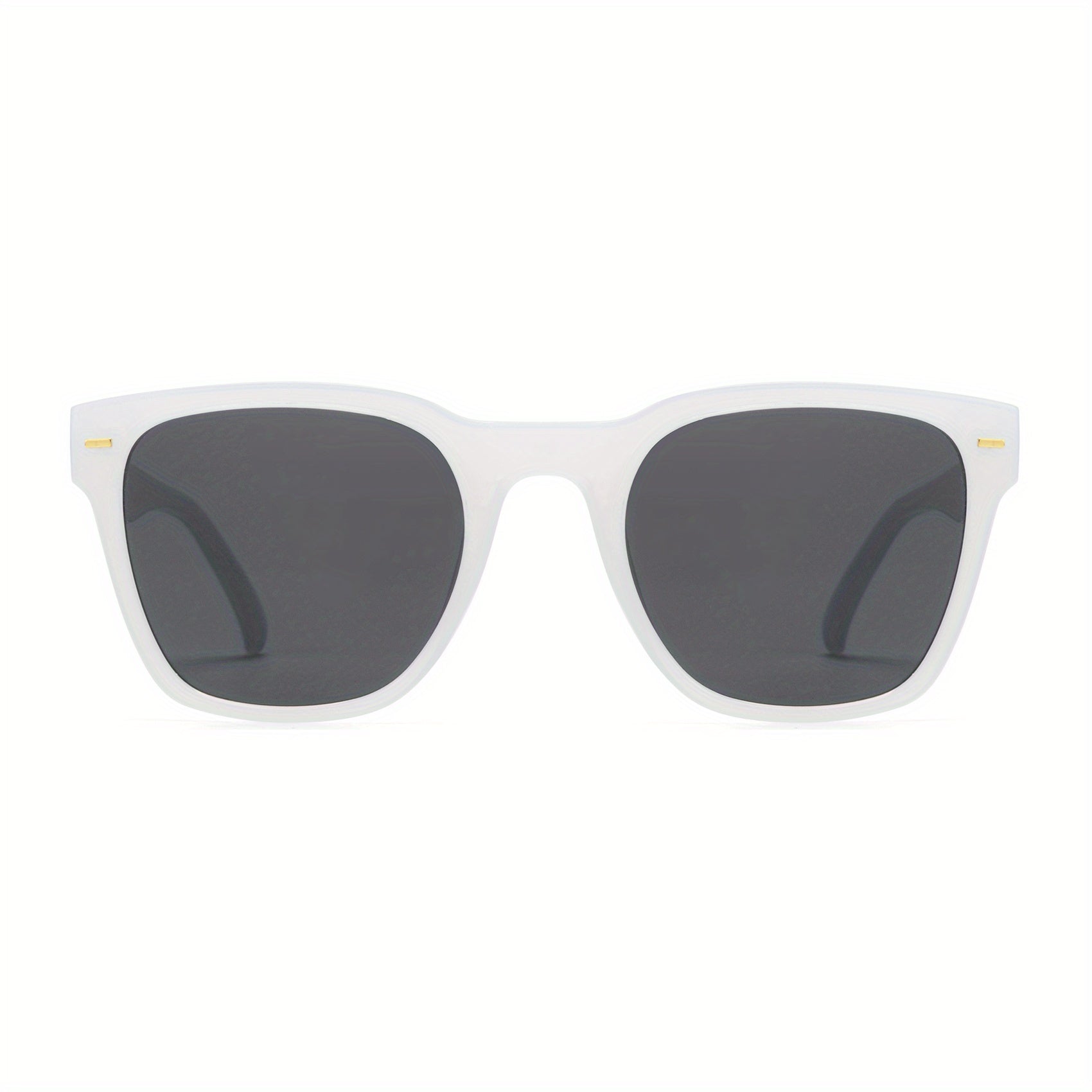 OUWEN Classic Small Square Polarized Sunglasses For Men Retro Mixed Sun Glasses