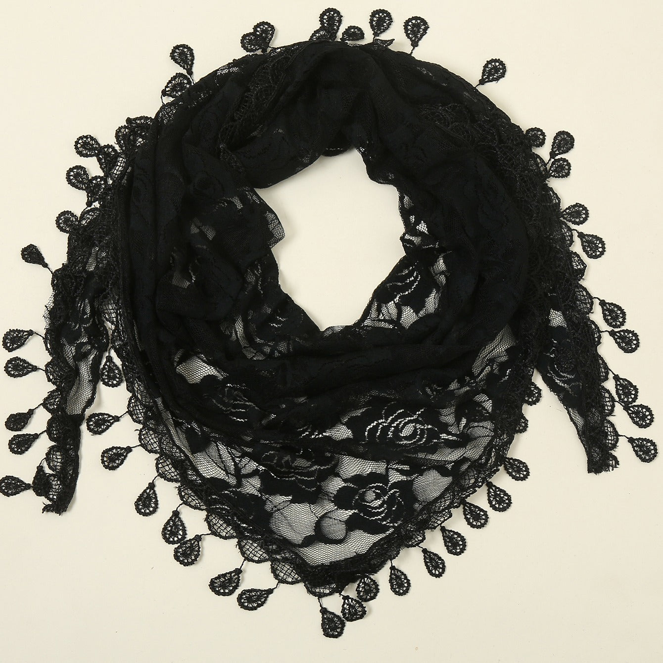 Triangular Lace Veil Prayer Church Veil Women Headcovering Lace Scarf