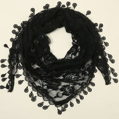 Triangular Lace Veil Prayer Church Veil Women Headcovering Lace Scarf