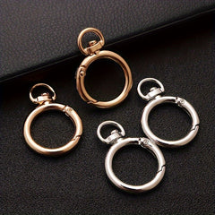 3pcs Key Chain Keyring Metal Lock Clip Buckle Accessories