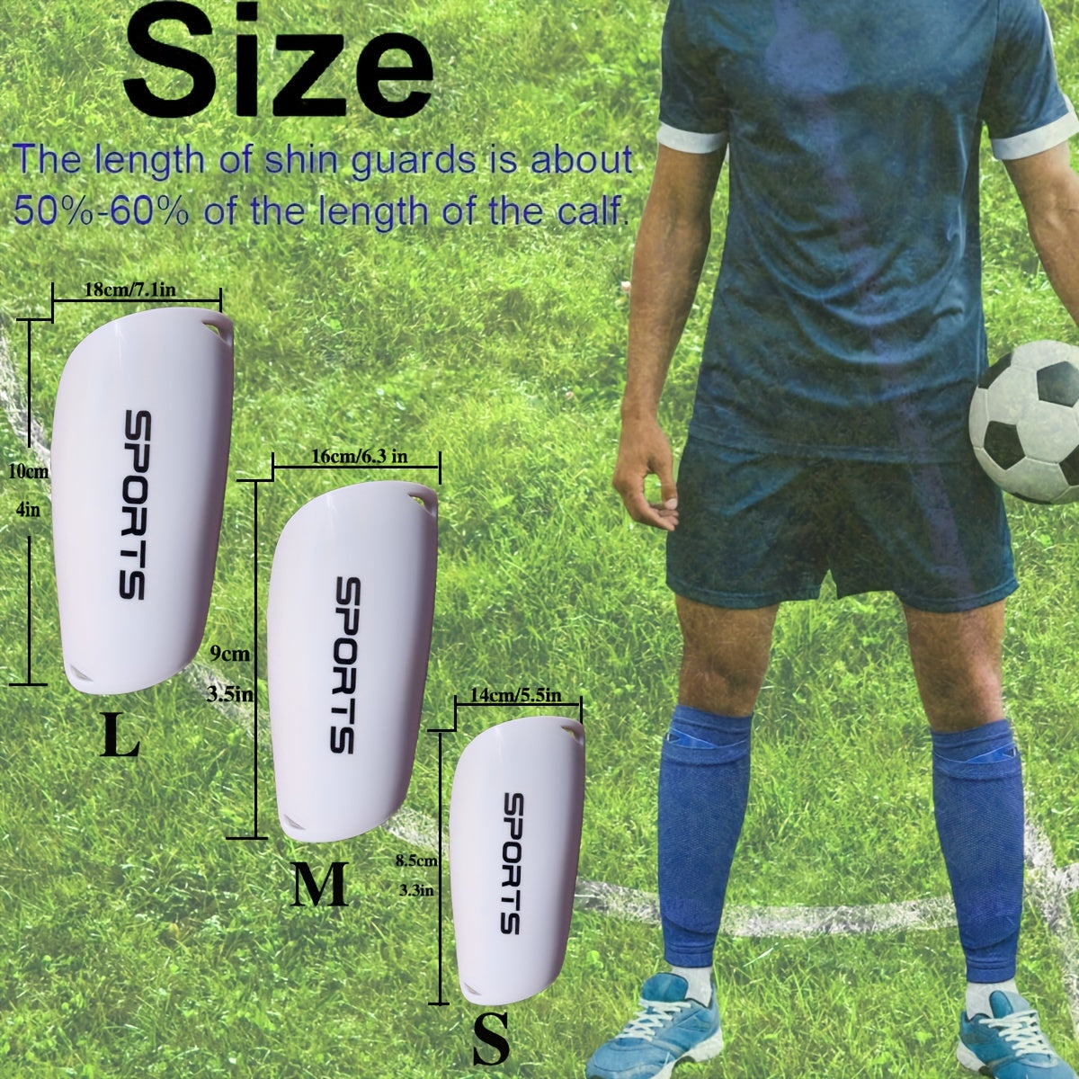 Soccer Shin Guards Lightweight Breathable Shin Guard Sleeves