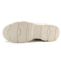 Men's Warm Fleece Lace-up Soft Sole Sneakers