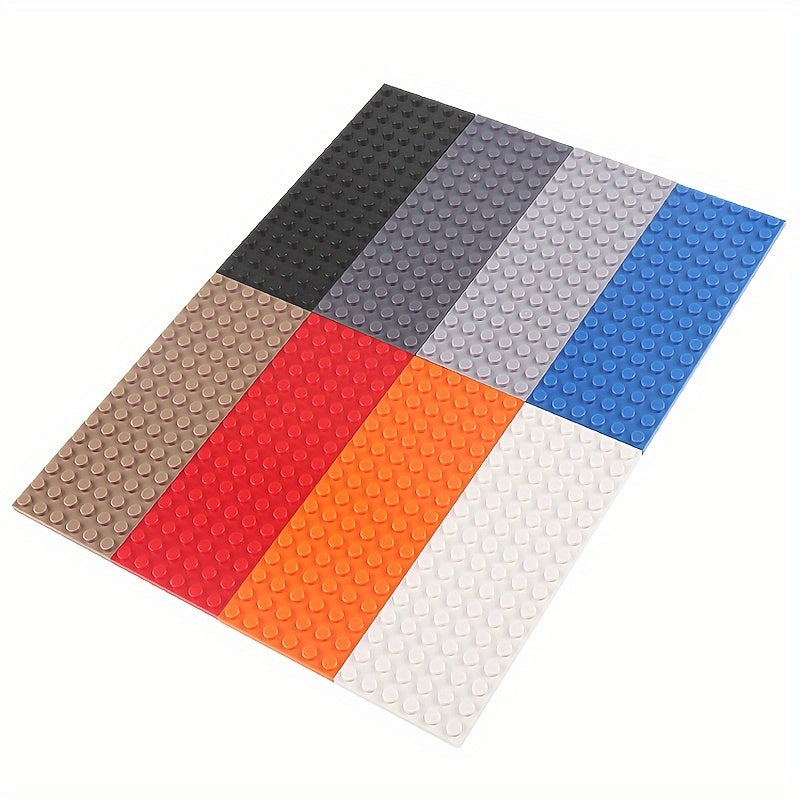 Building Block Puzzle Toy Parts 6-16 Double Sided Base Plate DIY Construction