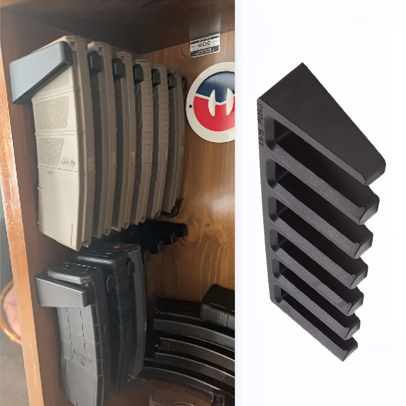 ABS 6X Standard PMAG Wall Mount Magazine Rack Family Storage