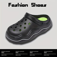 Men's Lightweight Comfy Clogs Hollow Out Non Slip Garden Shoes Summer
