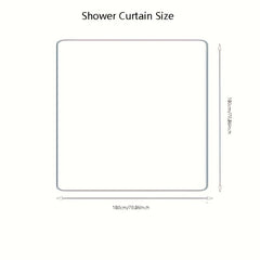 Marble Pattern Bath Rugs & Shower Curtain Set