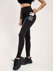 Quick Dry Yoga Leggings High Waist Hip Lifting Workout Pants Women's Activewear