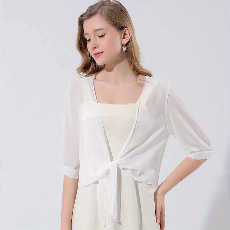 Chiffon Shawl Thin Breathable Sun Proof Wrap Cape UV Protection