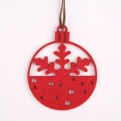 Christmas Gingerbread Man Felt Pendant DIY Decoration