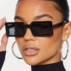 Y2K Rectangle Frame Sunglasses For Women Men Punk UV400