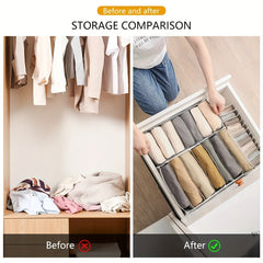 3pcs Underwear Drawer Storage Basket Socks Storage Drawer Box Organizer