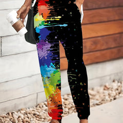 Graphic Print Pants Casual Every Pants Women's Clothing