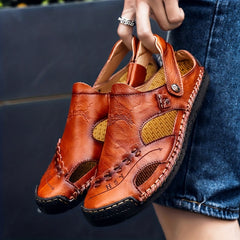 Men's Stitch Sandals Durable Non Slip Beach Shoes