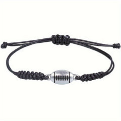 Adjustable Charm Alloy Bracelet Baseball Football Basketball Volleyball