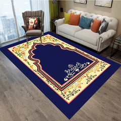 Boho Absorbent Non Slip Vintage Area Rug Soft Floor Mat Living Room Bedroom