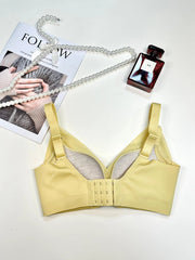 Wireless Push Up Bra Lace Trim Comfortable Lingerie