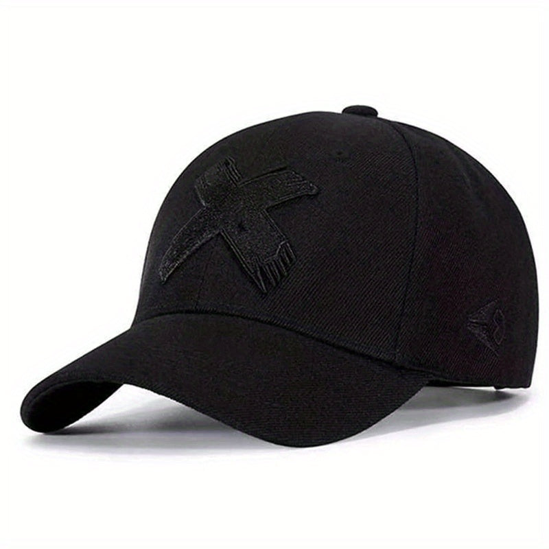 Men's Curved X Baseball Cap Spring Autumn Summer Style Hat