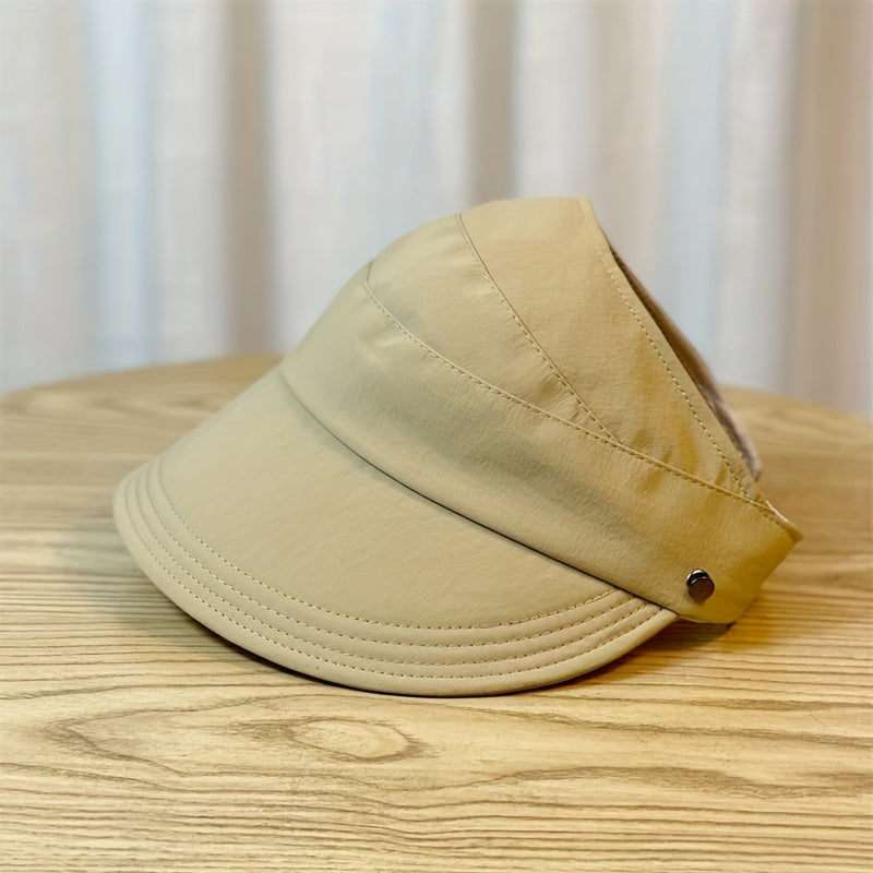Wide Brim UV Protection Visor Hat Lightweight Sun Hats For Women