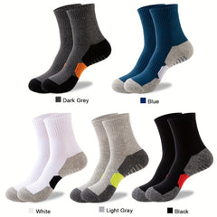Men's Sports Socks Breathable Hiking Running Anti-Odor