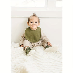 Baby Absorbent Bib U-shaped Cotton Feeding Bib