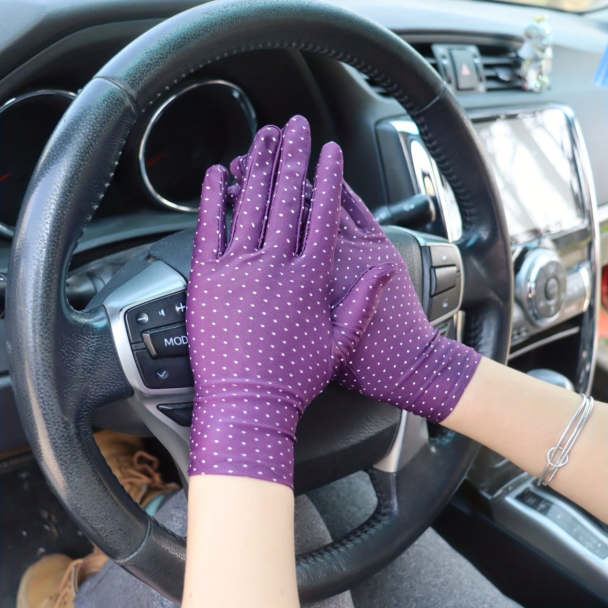 Casual Sunscreen Driving Cycling Gloves for Women