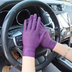 Casual Sunscreen Driving Cycling Gloves for Women