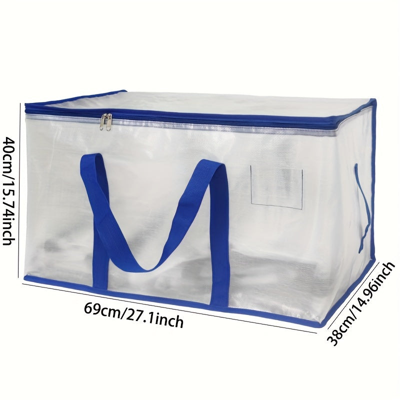 4pcs Foldable Storage Bag Large Packing And Moving Bag