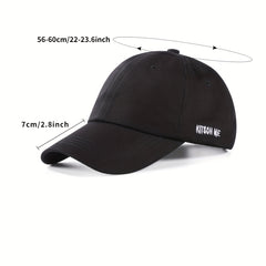 Solid Baseball Cap Unisex Cotton Dad Hats Adjustable Casual Sun Hats