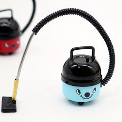 1:12 Scale Metal Vacuum Cleaner Vintage Appliance Dollhouse Red Accents