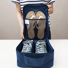 Portable Zipper Shoes Bag Lightweight Dustproof Bag Versatile Travel Bag
