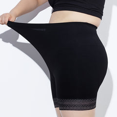Floral Two Tone Control Top Tights