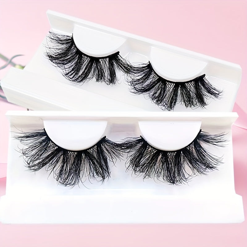25MM Fluffy Faux Mink Lashes Bulk Pack of Daily False Eyelashes FN0047