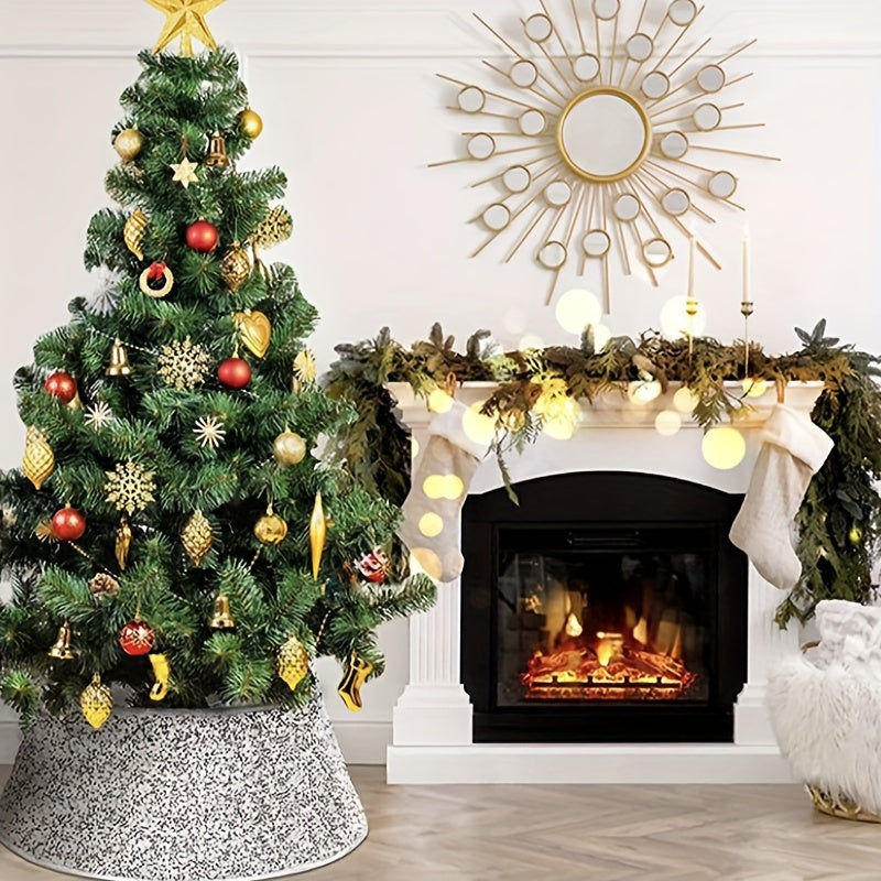 Sequin Christmas Tree Skirt Decoration