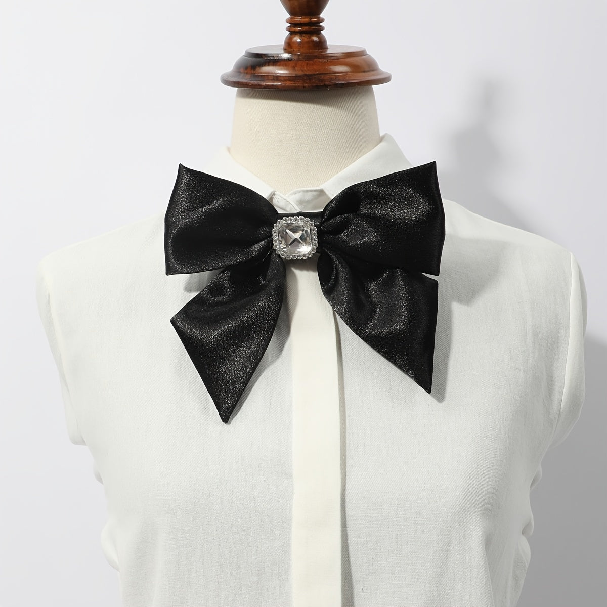Sparkly Rhinestone Bow Tie for Women