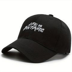 LIFE Letters Casual Baseball Cap, Adjustable