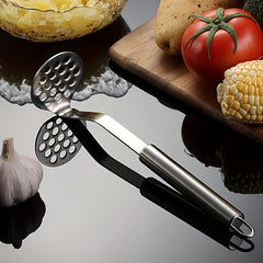 2pcs Stainless Steel Potato Fruit Press Manual Food Processing Tools