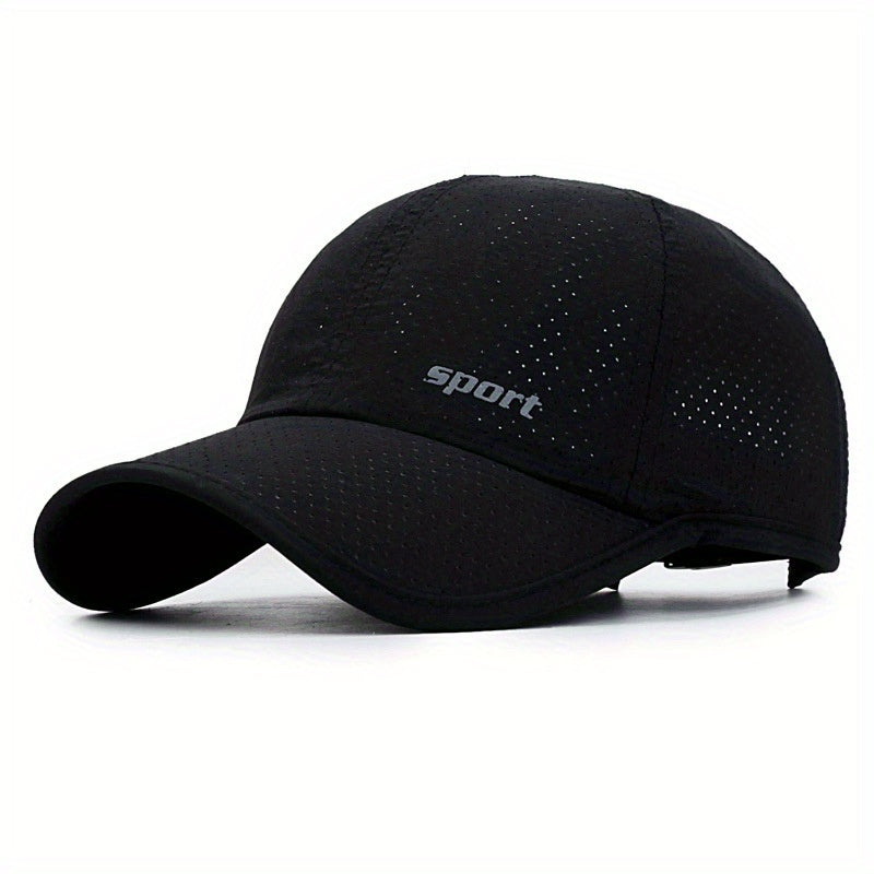 Summer Mesh Quick Drying Hat Men's Baseball Cap Sunshade Breathable