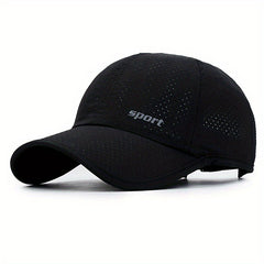 Summer Mesh Quick Drying Hat Men's Baseball Cap Sunshade Breathable