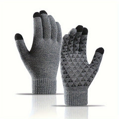 Touch Screen Knitted Gloves Winter Warm Couples Gloves