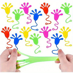 Adhesive Finger Toys Wall Climbing Game Colorful Hands Party Favors
